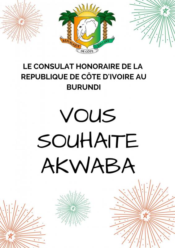 Akwaba welcome bienvenue 1